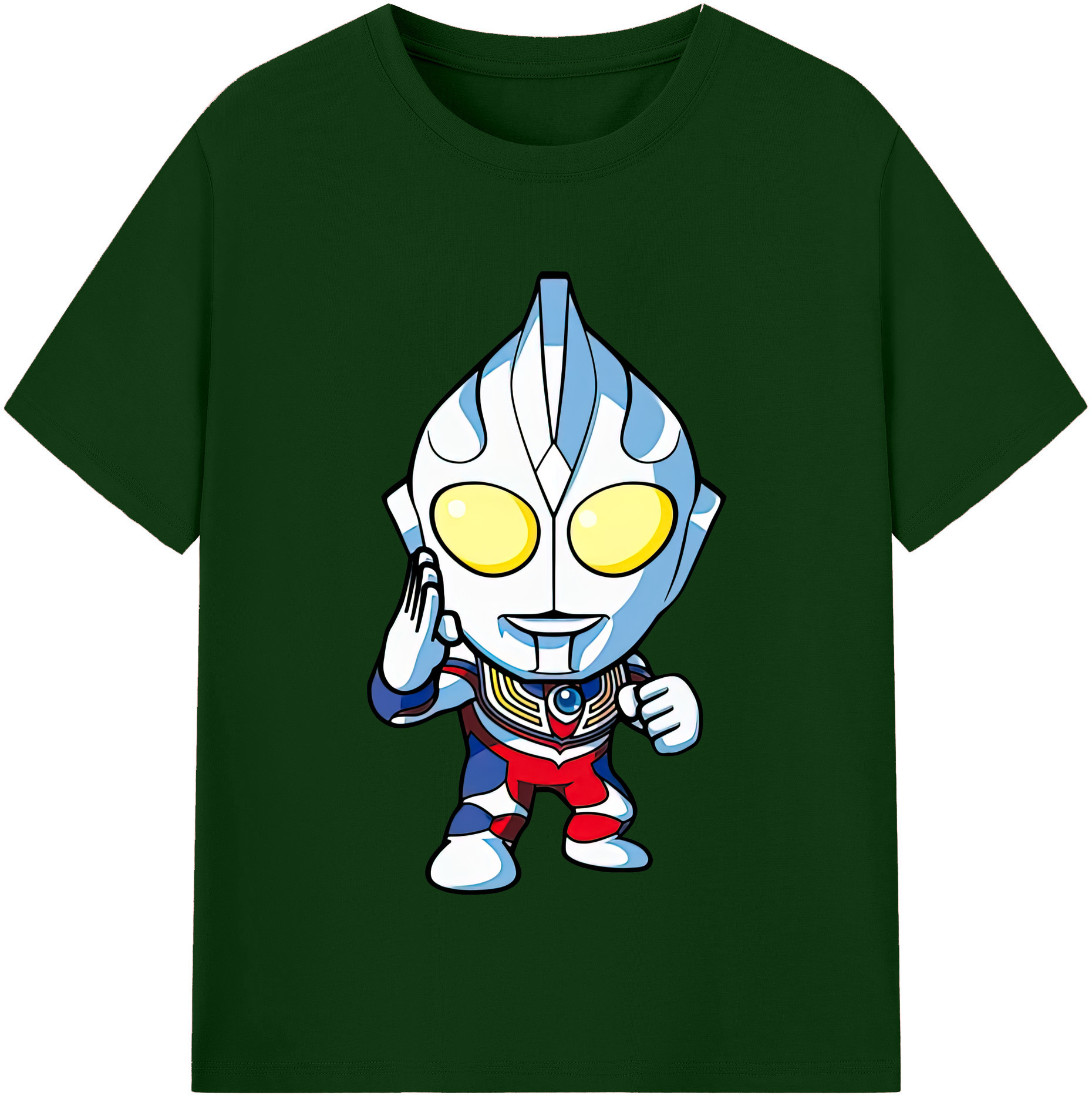 （画像用） ウルトラマン Ultraman 綿100％半袖Tシャツ（フロントプリント）